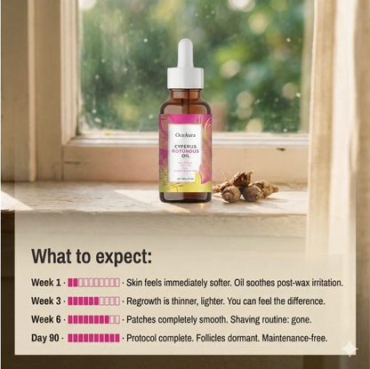 Elevora™ | Natural Hair Removal Oil with Cyperus Rotundus - For Face & Body